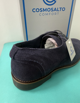 Sapato  Nacional azul 690