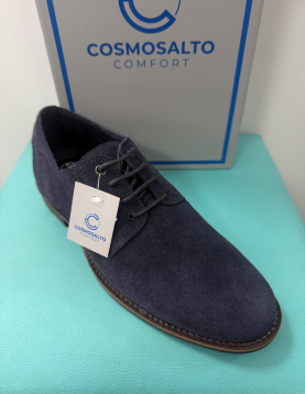 Sapato  Nacional azul 690