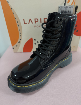 Bota Estilo Militar de Verniz  JR94