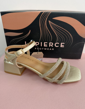 Sandália  dourada LAPIERCE BC06