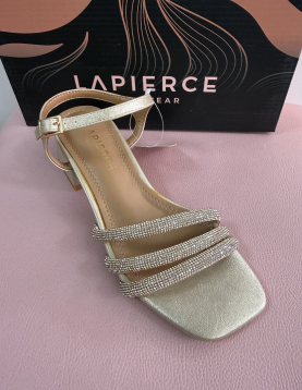 Sandália  dourada LAPIERCE BC06