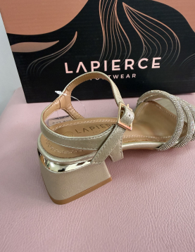 Sandália  dourada LAPIERCE BC06