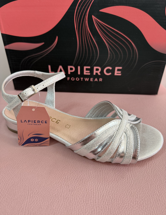Sandália prateado LAPIERCE  MF12