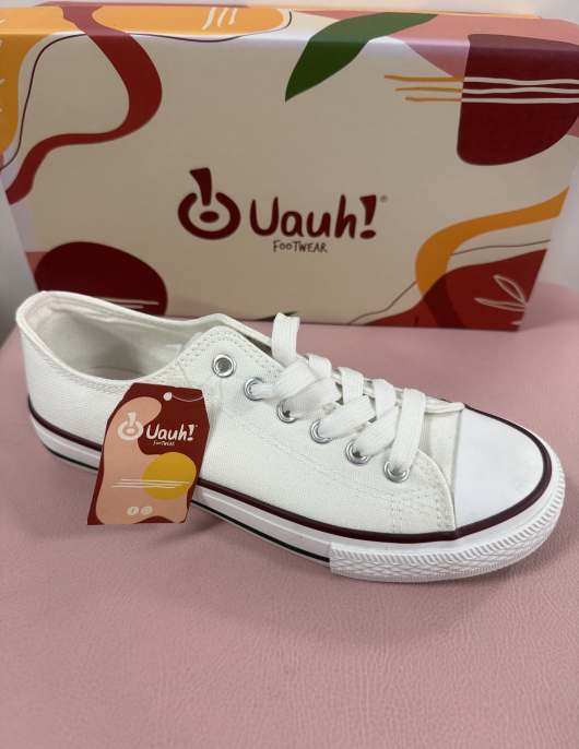 Sapatilha Lona Uauh!  RD11 Branco