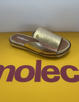 Chinelos MOLECA  Dourado 00066
